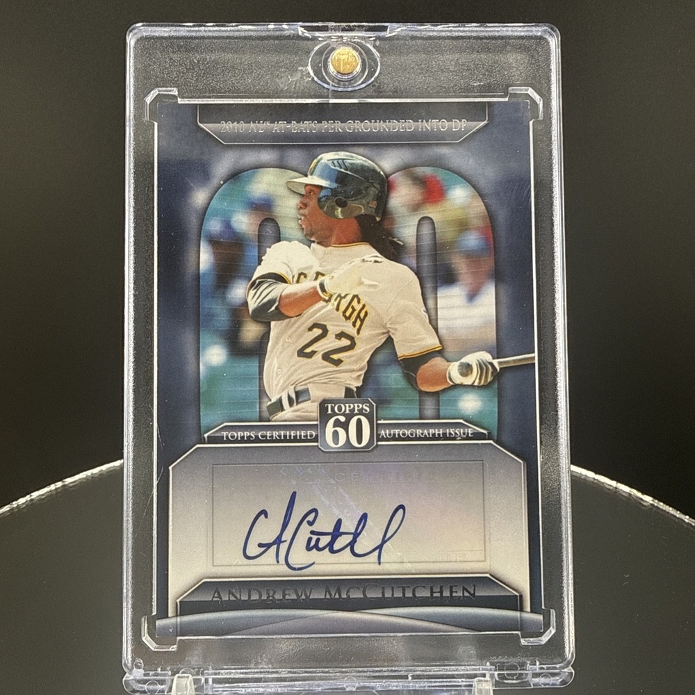 2011 Topps 60 Andrew McCutchen Auto T60A-AM On Card Autograph Pirates